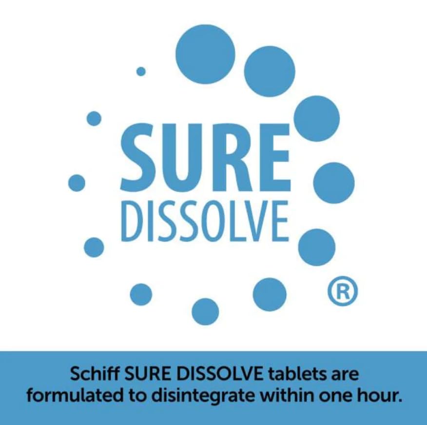 Schiff Glucosamine 2000mg with Vitamin D3 and Hyaluronic Acid, 150 Count