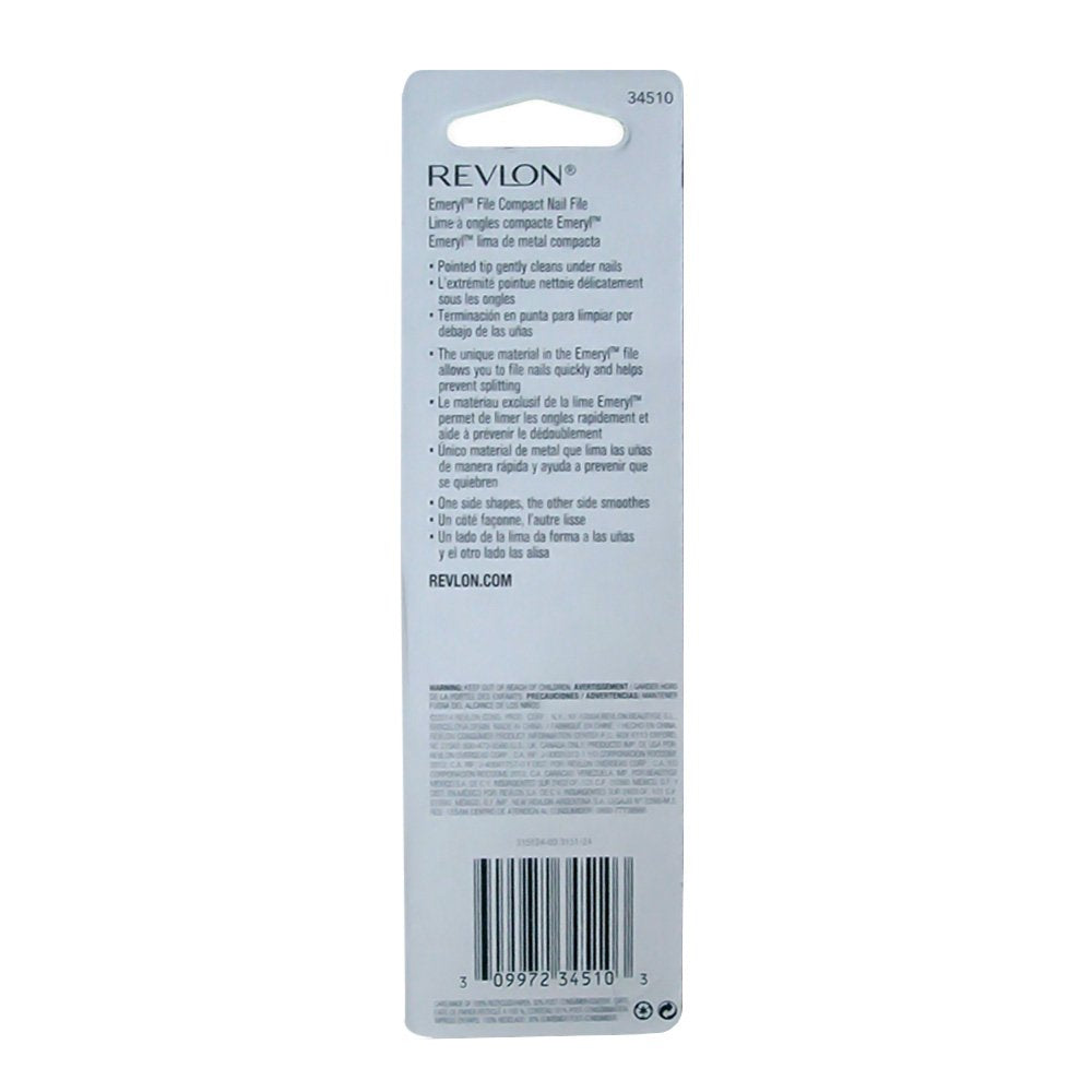 REVLON Emeryl File Compact, Model 34510, 1 Count