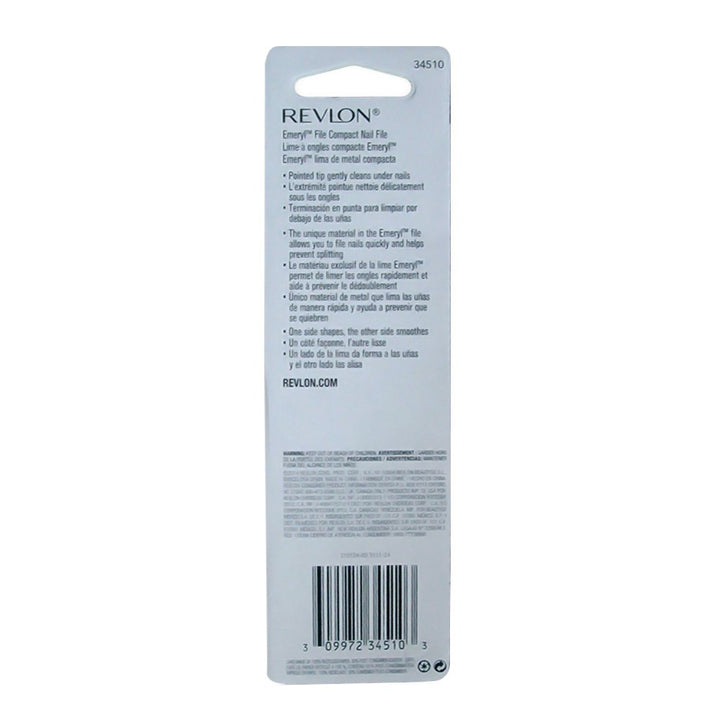 REVLON Emeryl File Compact, Model 34510, 1 Count