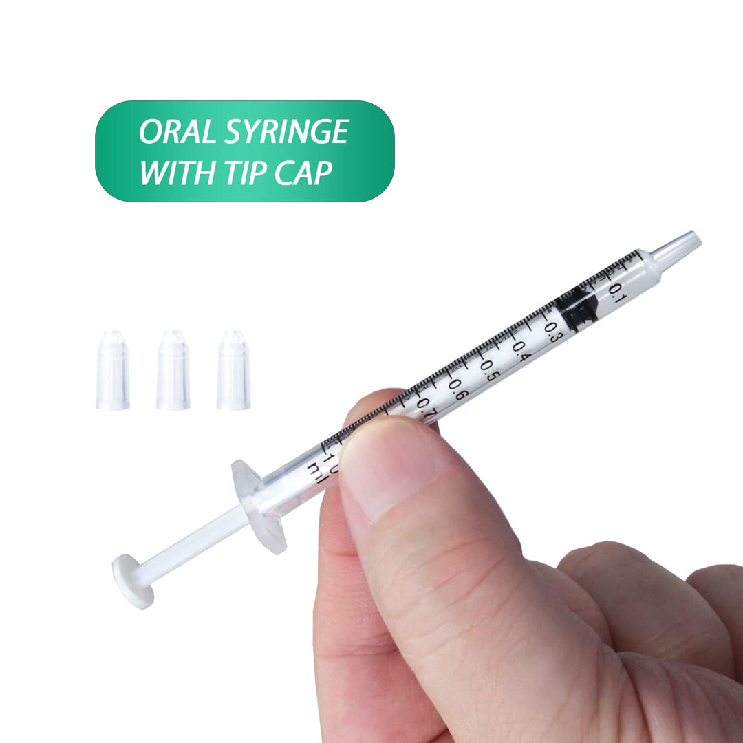 HiMo Syringe with Cap, 3 Count