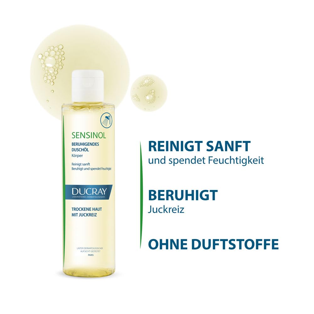 Ducray Sensinol Cleansing Oil, 200 ml