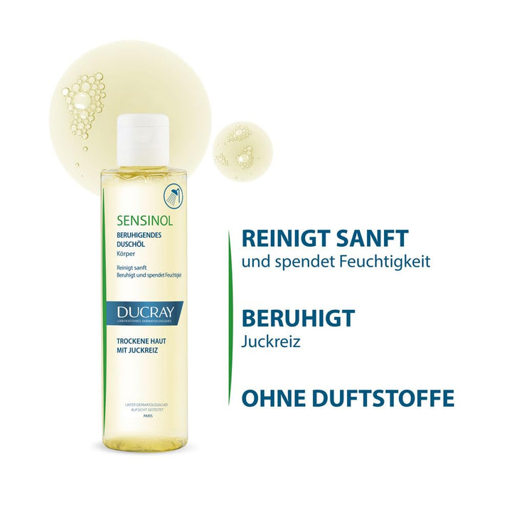 Ducray Sensinol Cleansing Oil, 200 ml