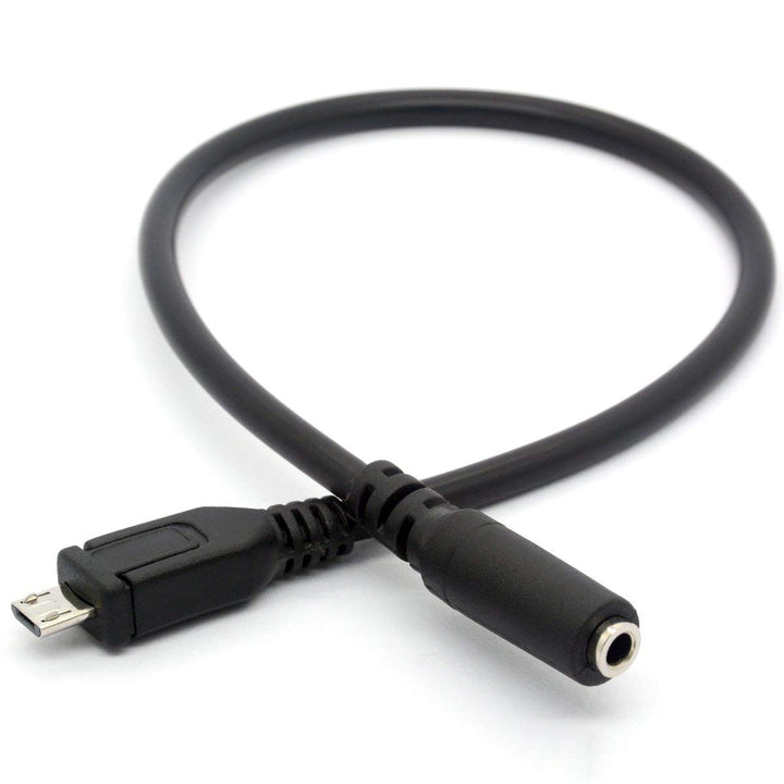 GLHONG Micro USB to 3.5mm Audio Adapter Cable, Micro Male to 3.5mm Female