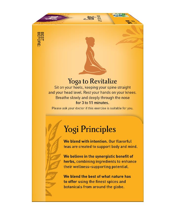 Yogi Tea Organic Ginger, 16 Count, 1.12 oz
