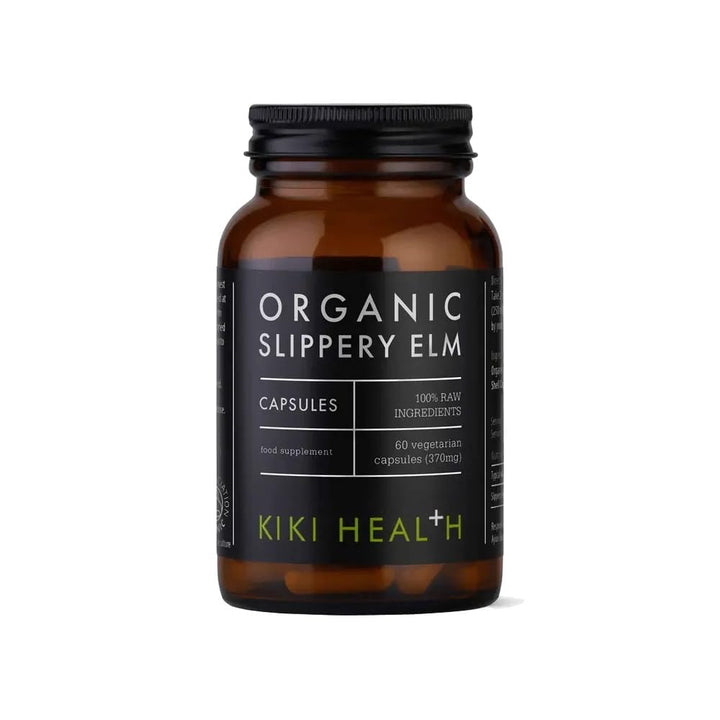 KIKI Health Organic Slippery Elm, 340 mg, 60 Count