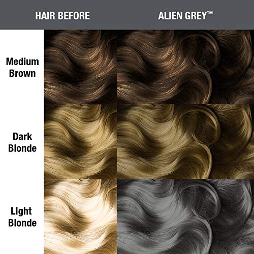 MANIC PANIC Alien Grey Hair Dye Classic, 8 fl oz