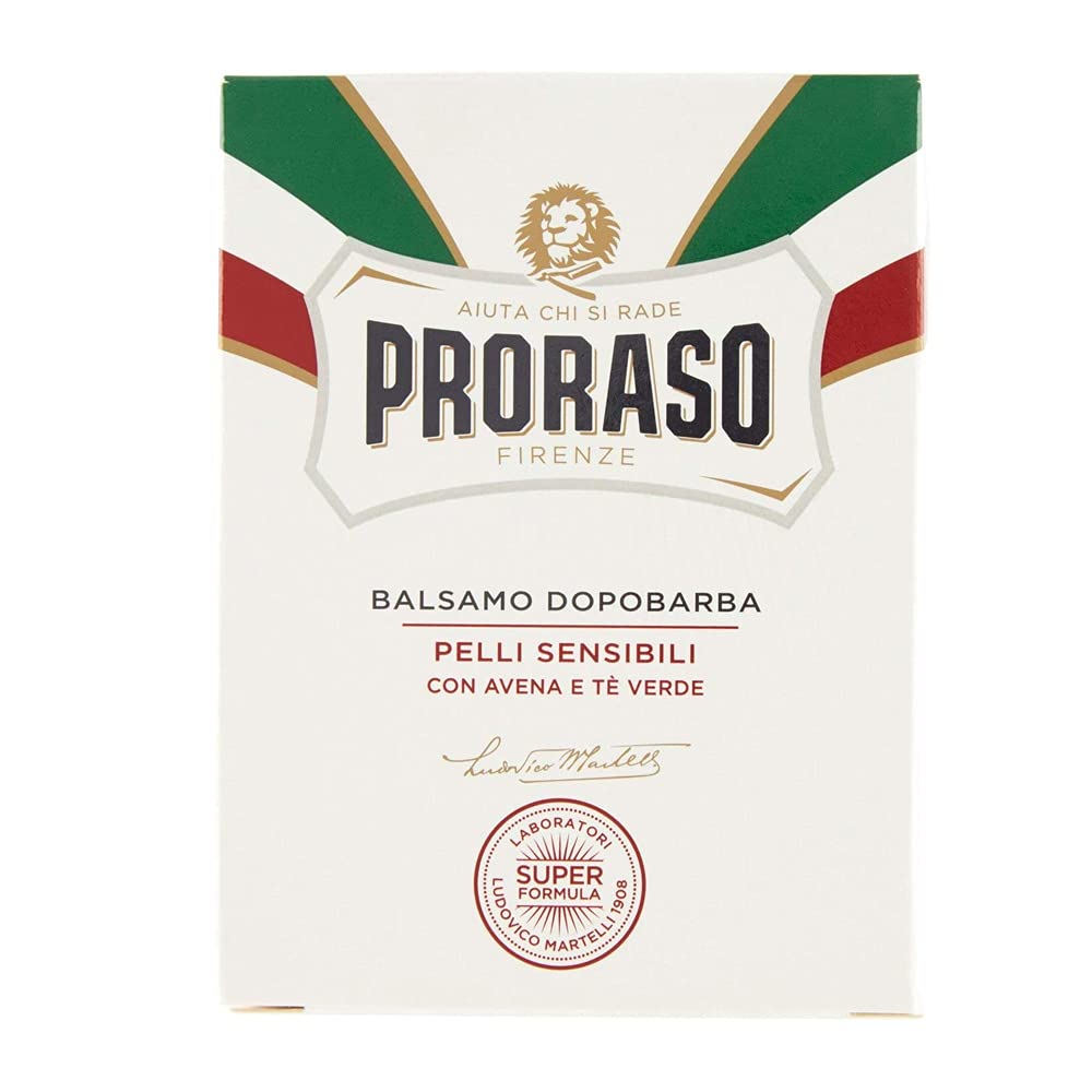 Proraso White Aftershave Conditioner, Sensitive Skin, 100 ml