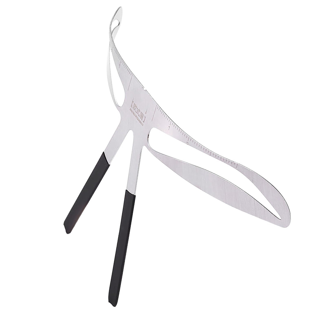Domary Eyebrow Ruler, Arched Eyebrows, 4 Count