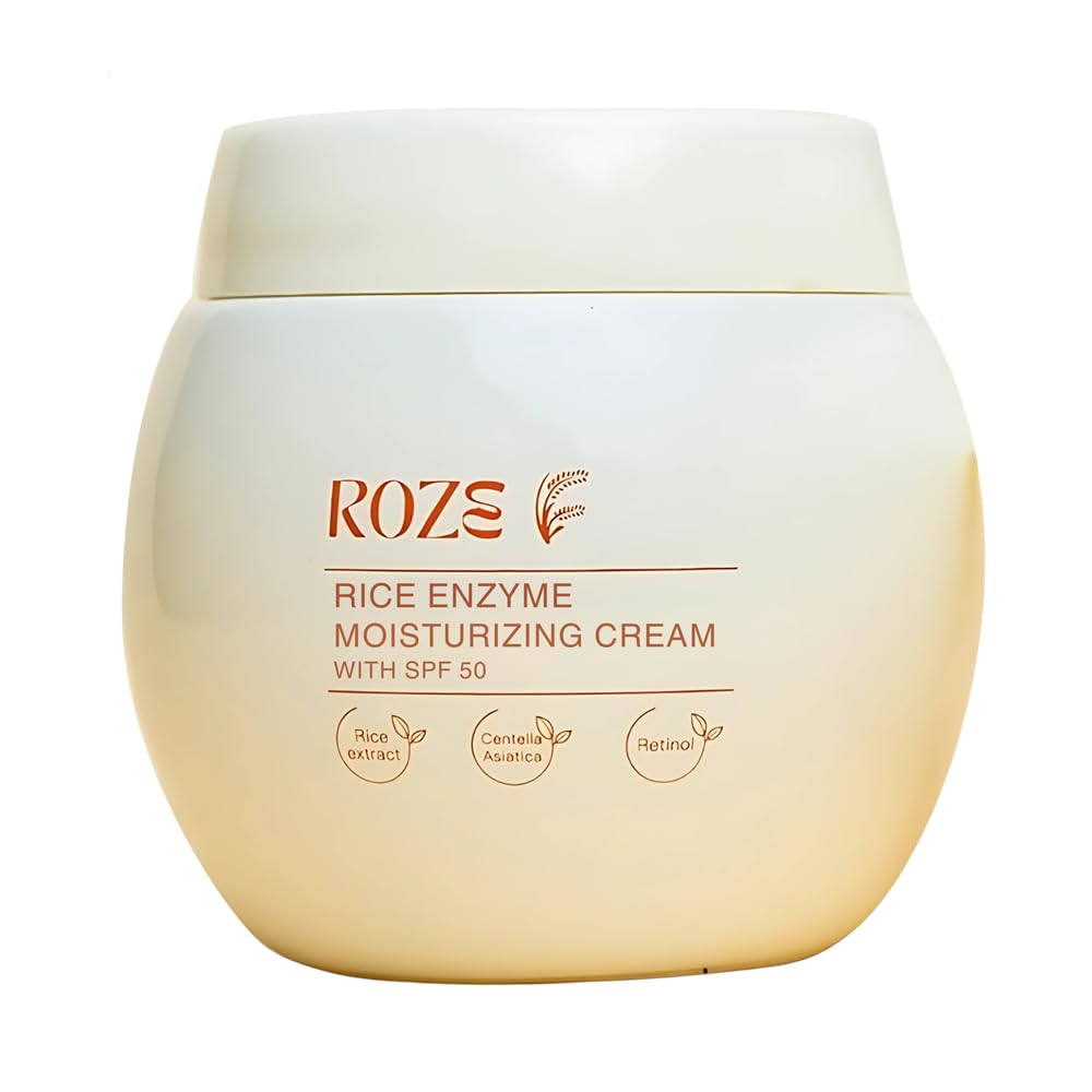 ROZE Rice Enzyme Moisturizing Cream, 50 ml