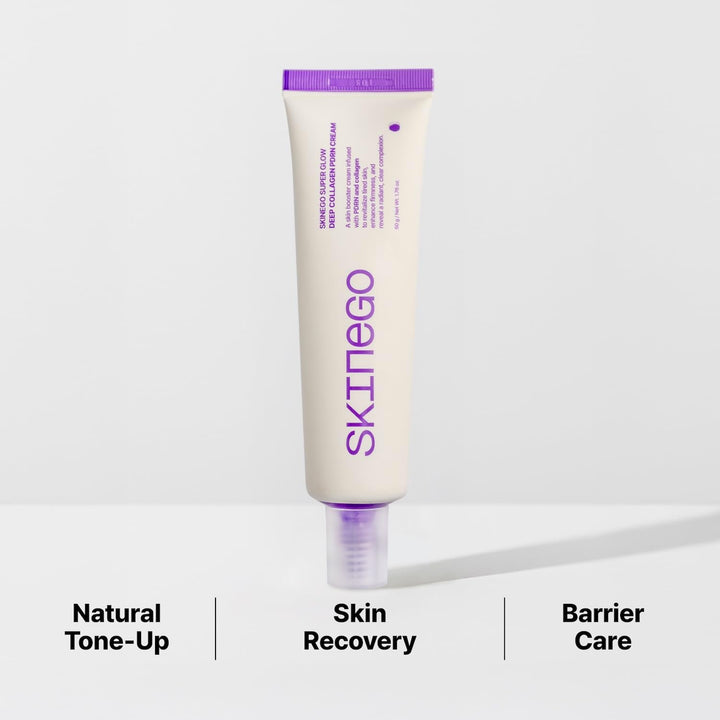 SKINEGO Pharmeus Super Glow Deep Collagen PDRN Cream, 1,000,001ppb PDRN & Collagen, 50 g