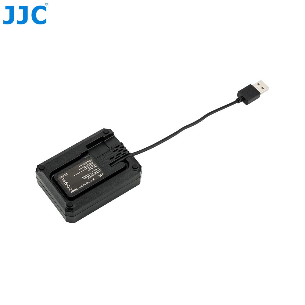 JJC USB Dual Battery Charger, 2 Count