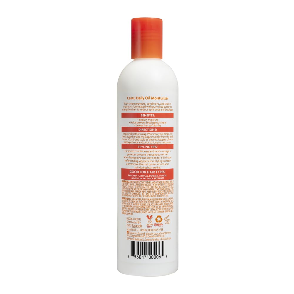 Cantu Daily Oil Moisturizer, Shea Butter, 13 fl oz
