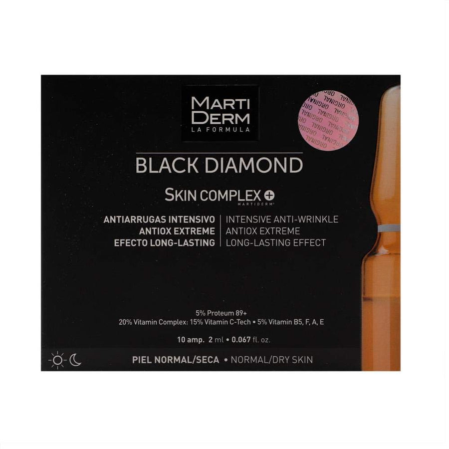Martiderm Black Diamond Skin Complex+ Ampoules, 10 Count