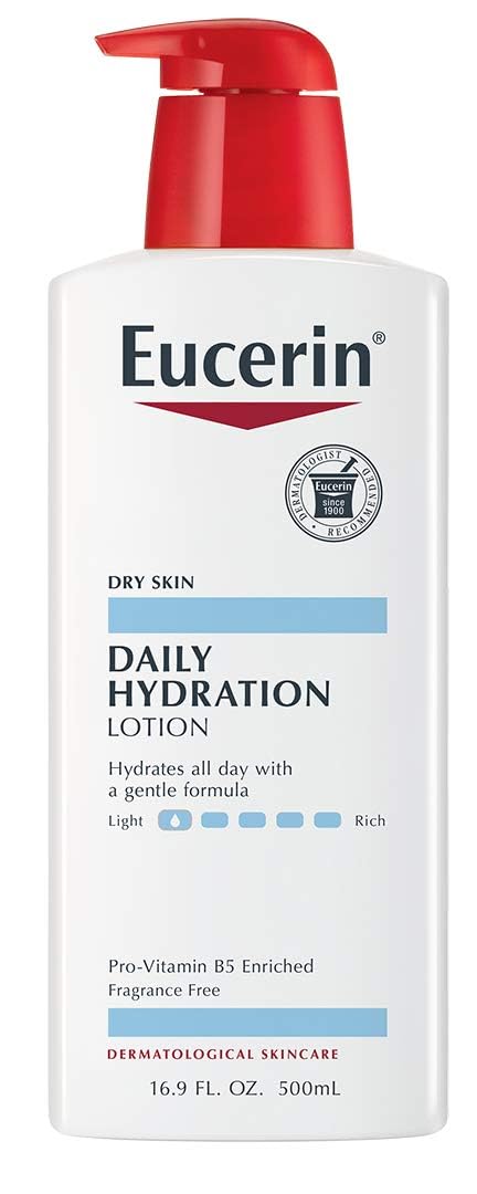 Eucerin Daily Hydration Lotion, Fragrance Free, 16.9 fl oz
