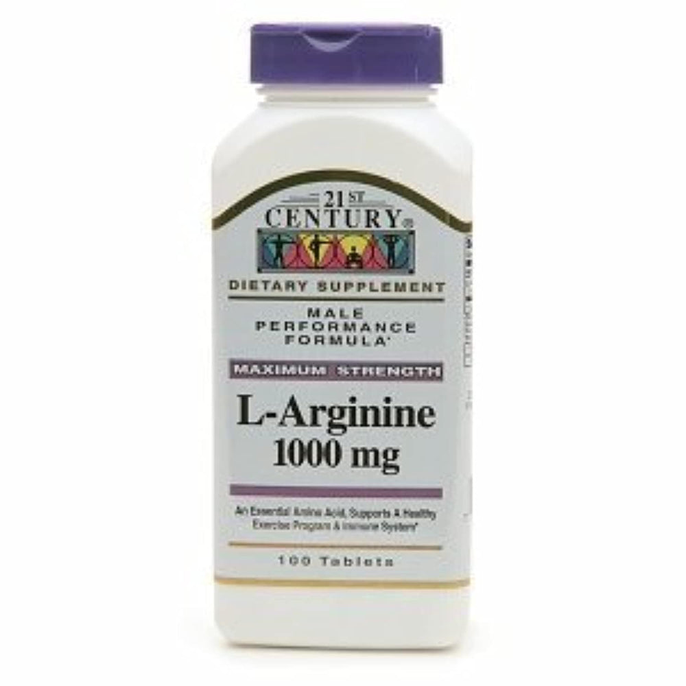 21st Century L-Arginine, 1000 mg, 100 Count