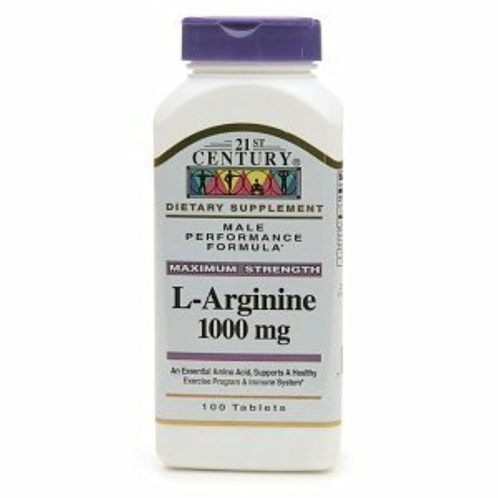 21st Century L-Arginine, 1000 mg, 100 Count