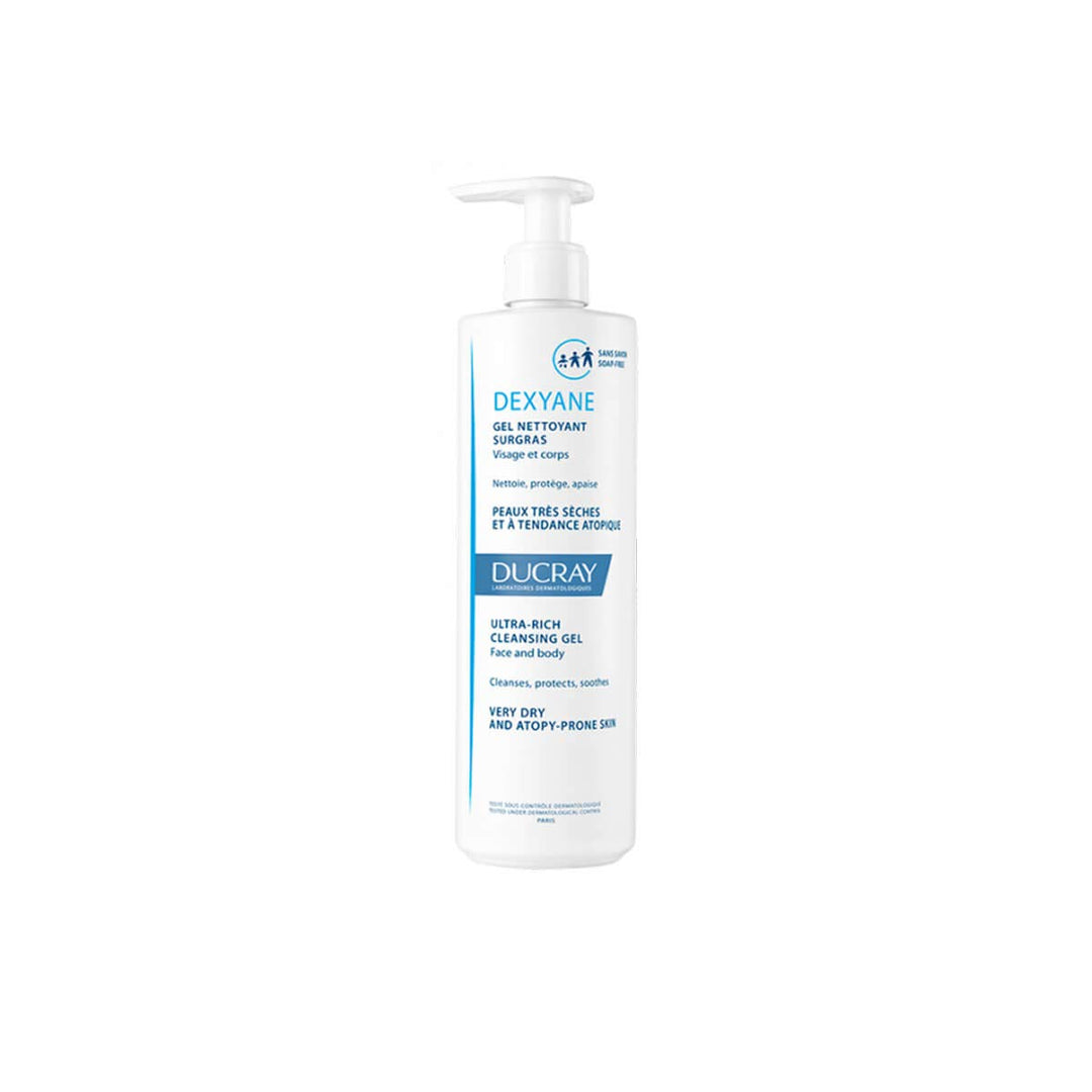 Ducray Dexyane Ultra-Rich Cleansing Gel, 400 ml