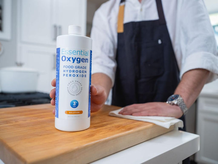 Essential Oxygen Hydrogen Peroxide 3%, Refill, 32 fl oz