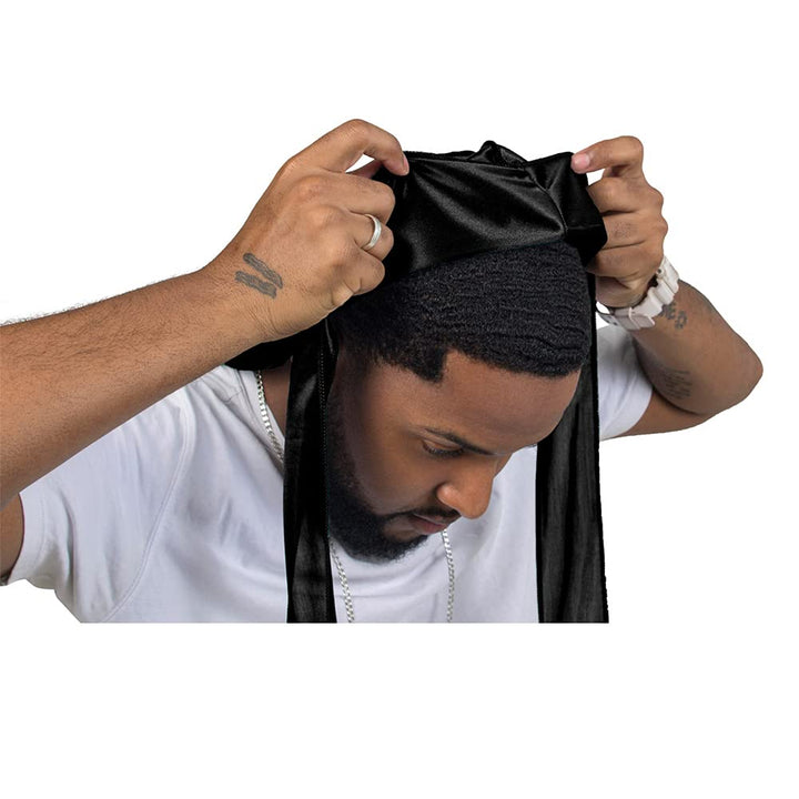 ForceWave Silky Durag, Black, S