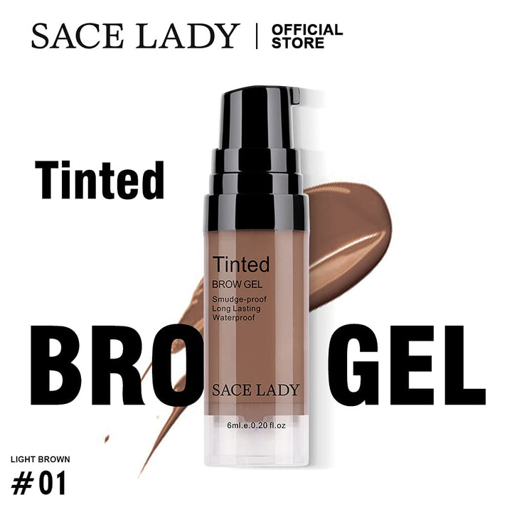 SACE LADY Eyebrow Gel Set And Brushes, 2 Colors, 2 Count