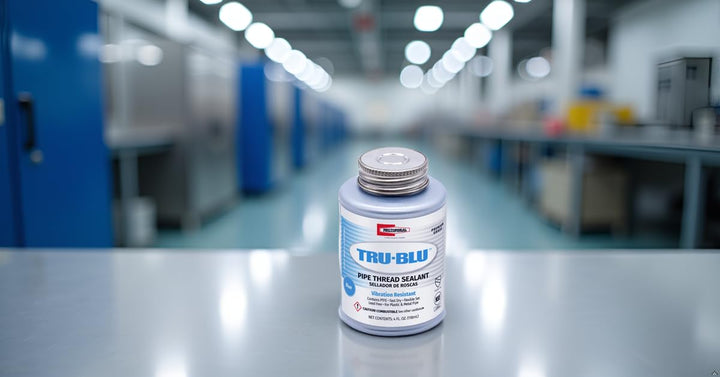 Rectorseal Tru-Blu Pipe Thread Sealant, 1/4 Pint Brush Top