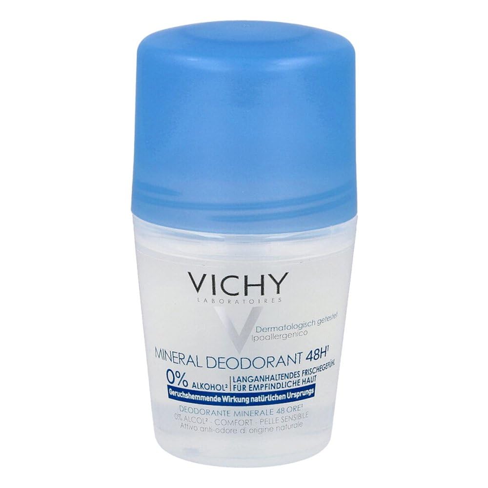 Vichy Mineral Roll-On Deodorant, 50 ml