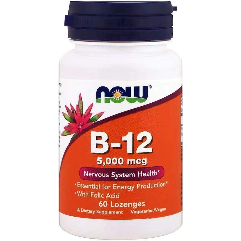 NOW Methyl B-12, 5000 mcg, 60 Count
