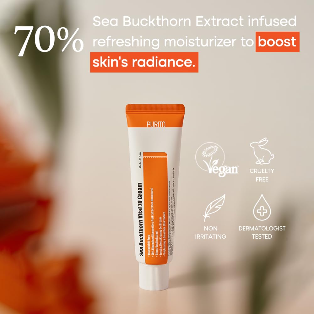 Purito Sea Buckthorn Vital 70 Cream, 50 ml