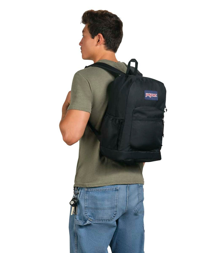 JanSport Cross Town Plus Backpack, Black, 26 l