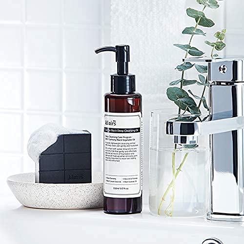 DearKlairs Gentle Black Cleansing Oil, 5.07 fl oz