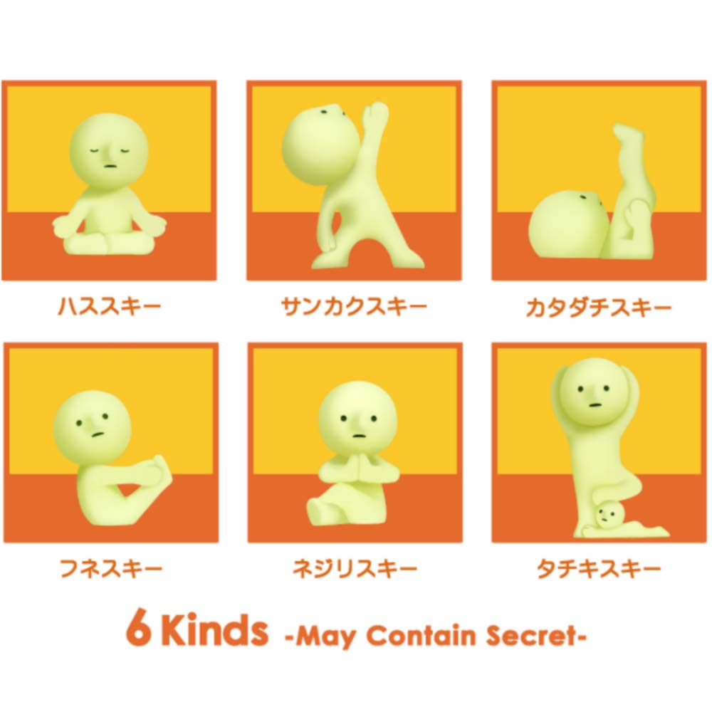 Smiski Yoga Series Figure, Single Random
