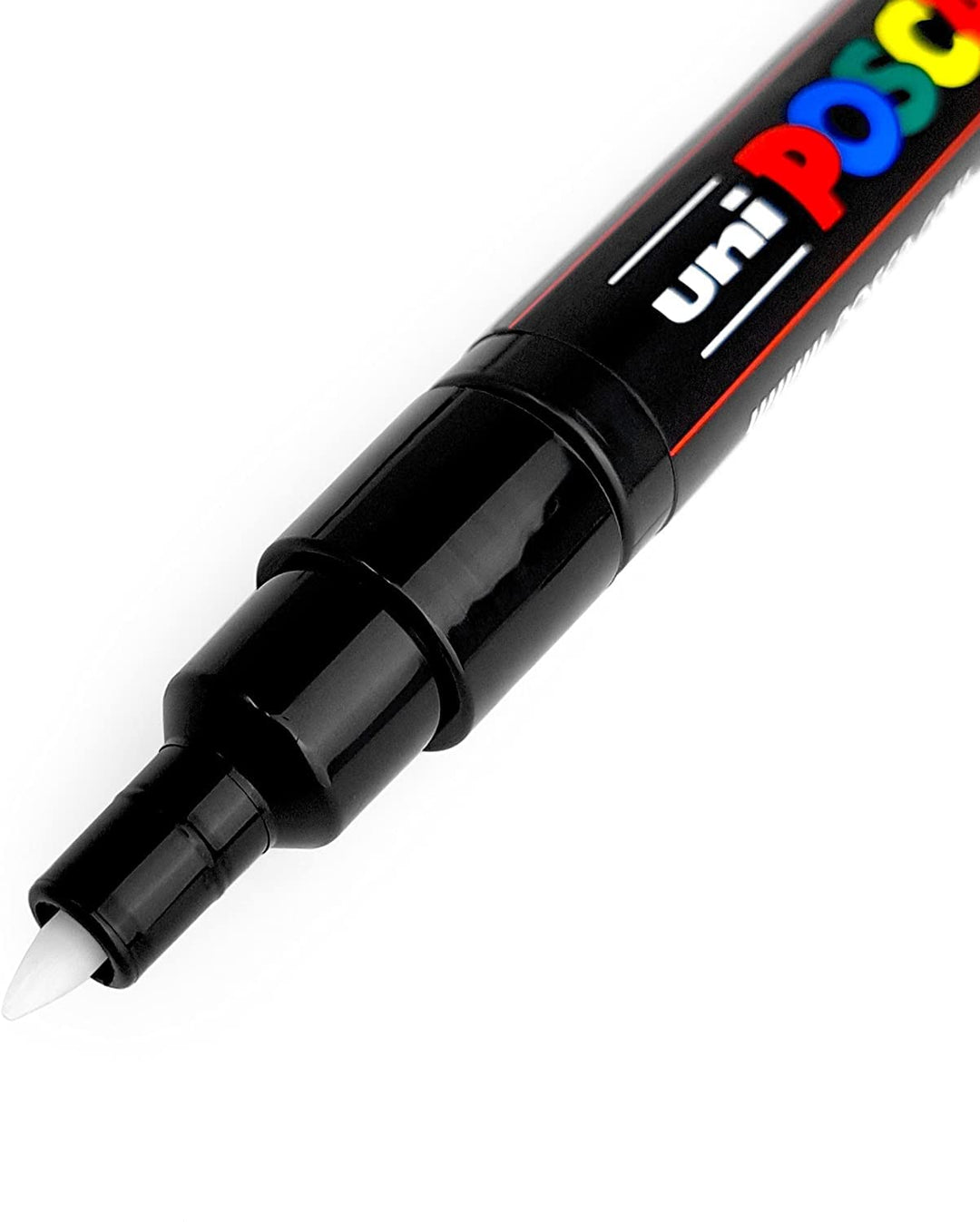 posca Paint Marker Pens Set, Black Ink, Pack of 3