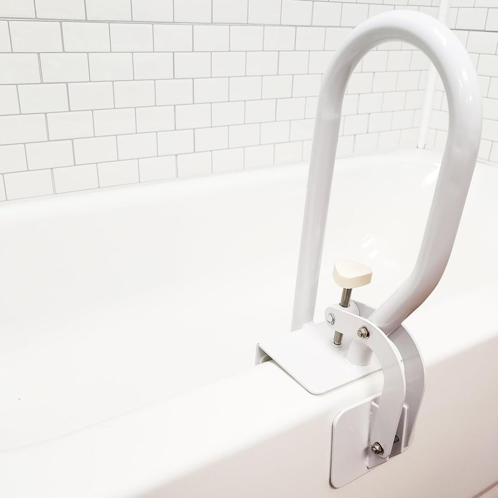 Carex White Bathtub Rail, 1 Count