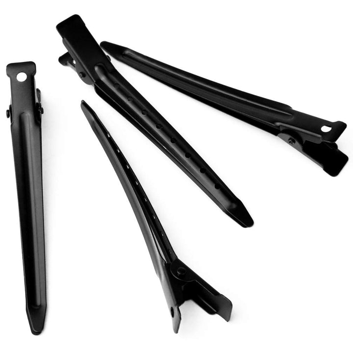 Bantoye Duck Bill Clips, Black, 24 Count