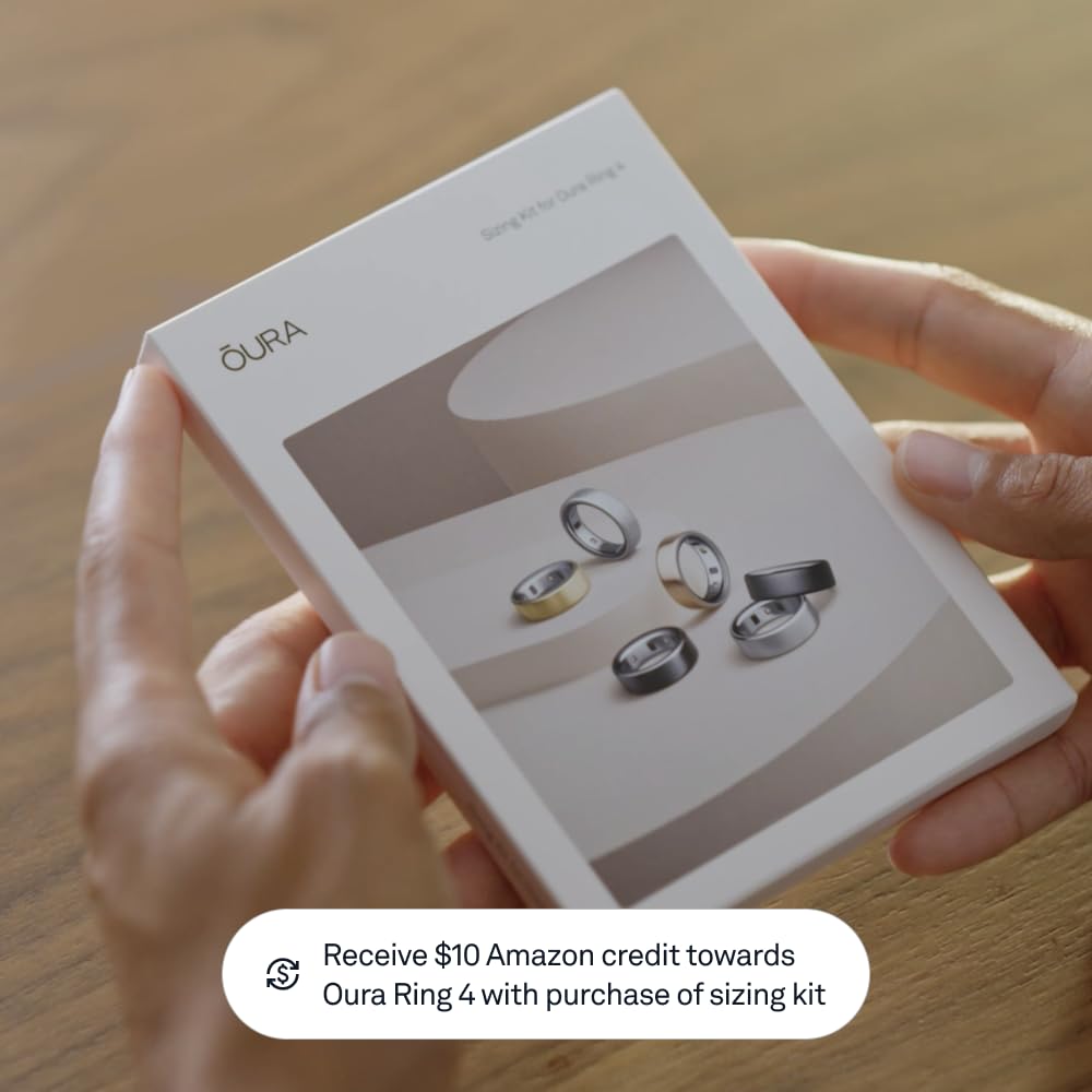 OURA Ring 4 Sizing Kit, Size Before You Buy