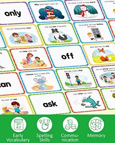 Coogam Sight Words Educational Flashcards, 220 Count
