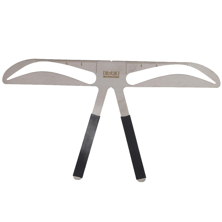 Domary Eyebrow Ruler, Arched Eyebrows, 4 Count