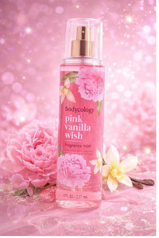 Bodycology Pink Vanilla Wish Fragrance Mist, 237 ml