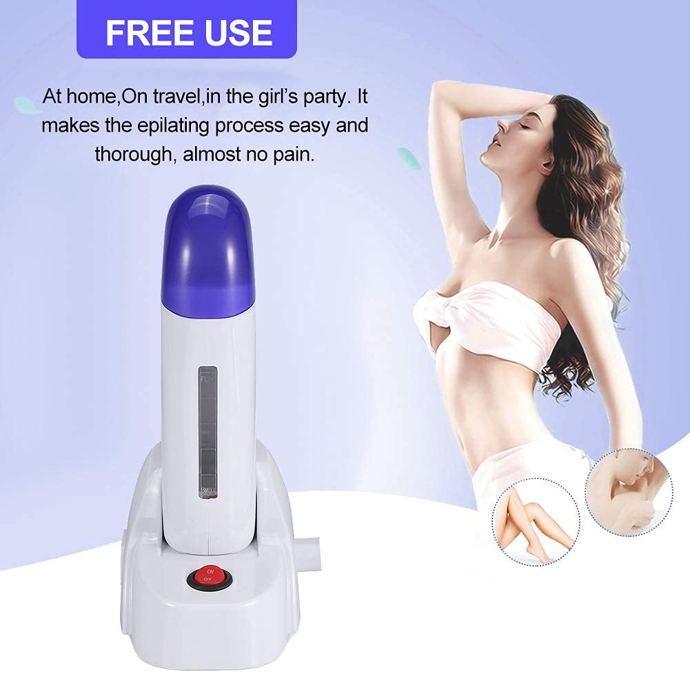 Nynelly Portable Single Depilatory Roll On Wax Warmer, 1 Count