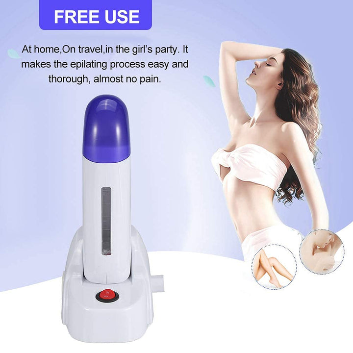 Nynelly Portable Single Depilatory Roll On Wax Warmer, 1 Count
