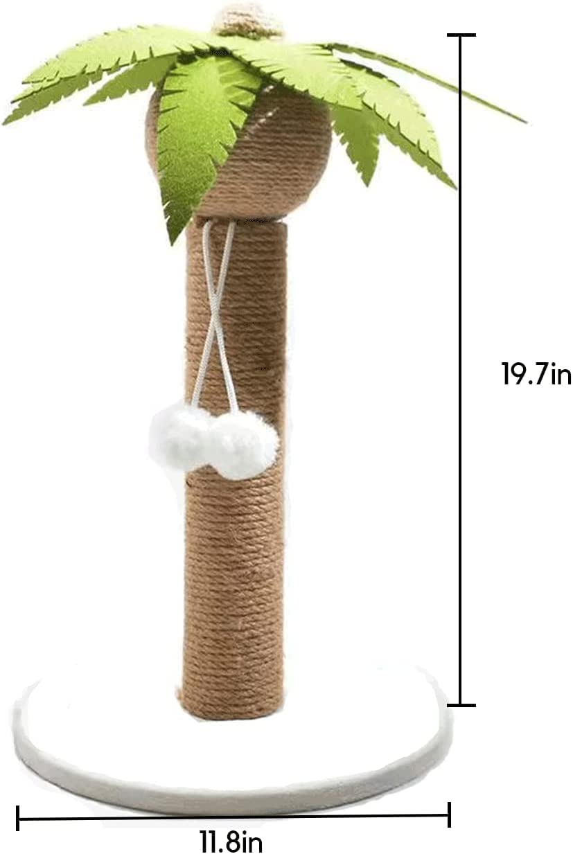 PAHOO Cat Scratching Post, Coconut