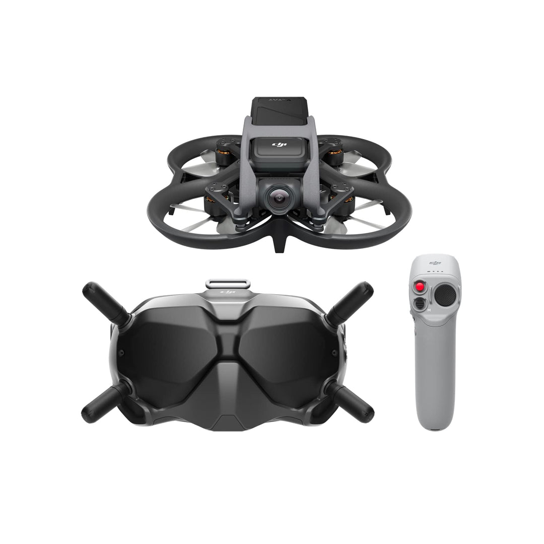 DJI Avata Fly Smart Combo FPV Drone, Black