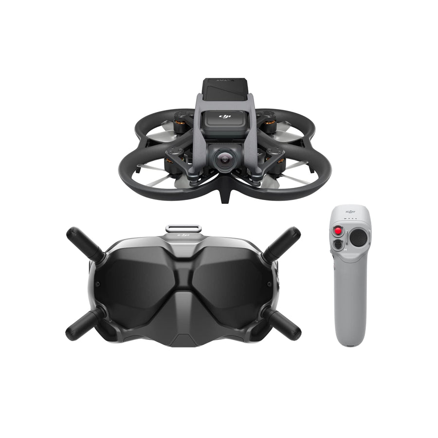 DJI Avata Fly Smart Combo FPV Drone, Black