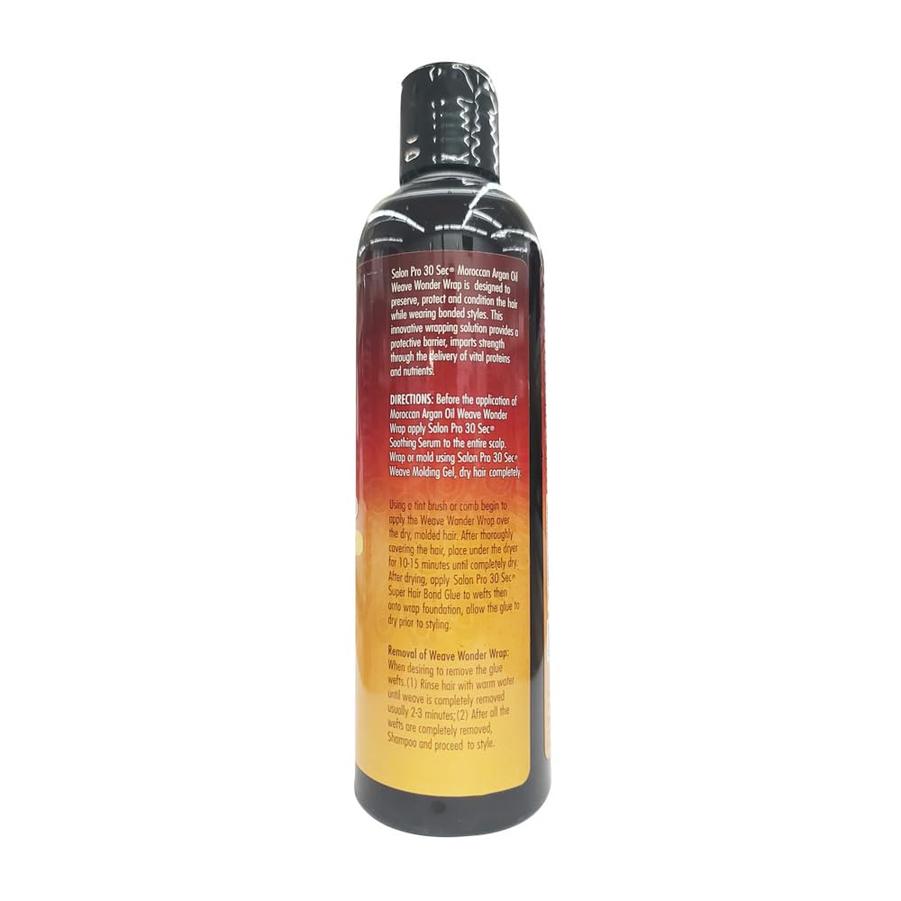 SalonPro Moroccan Argan Oil Weave Wonder Wrap, Dark