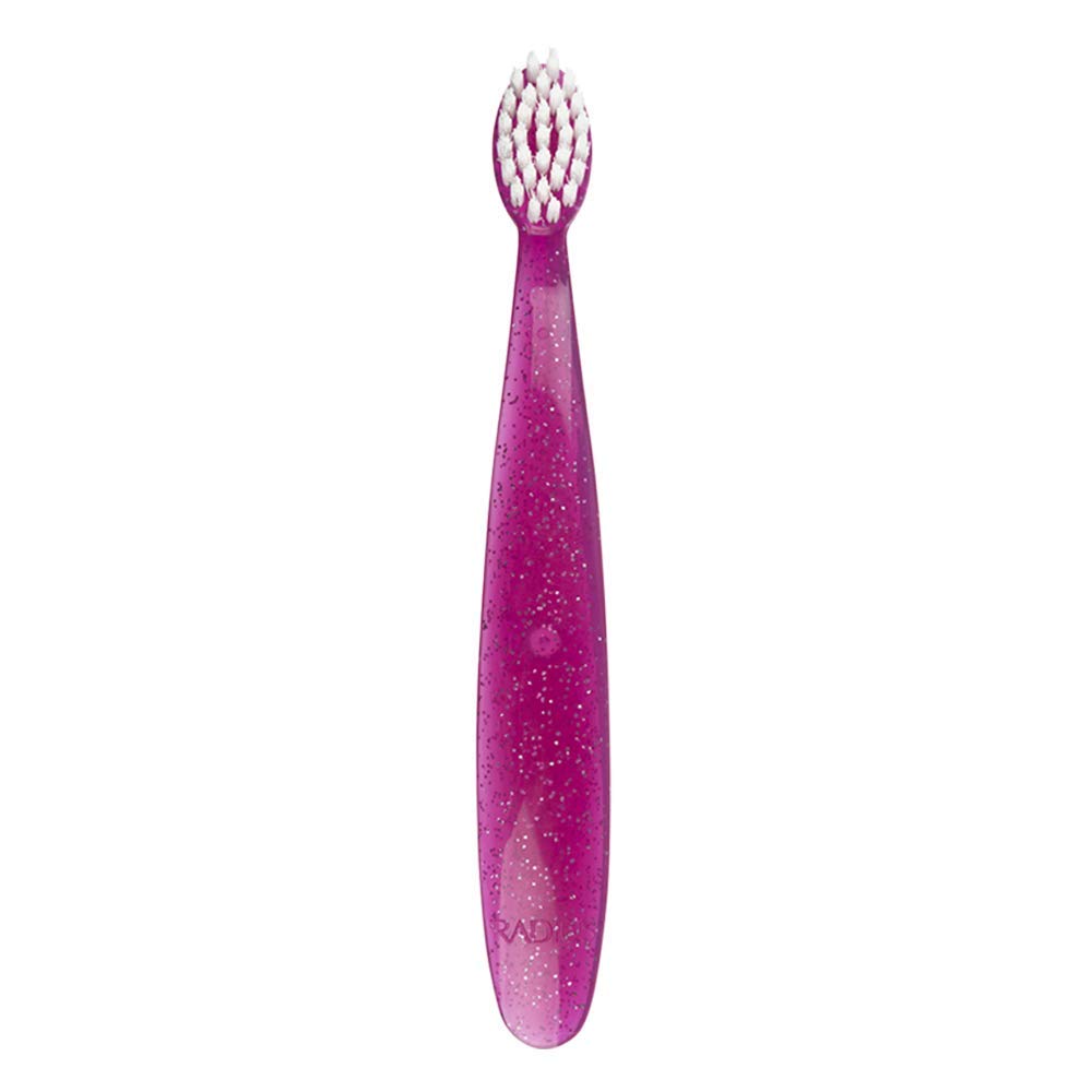 RADIUS Tiny Totz Toothbrush, Pink Sparkle, 1 Count