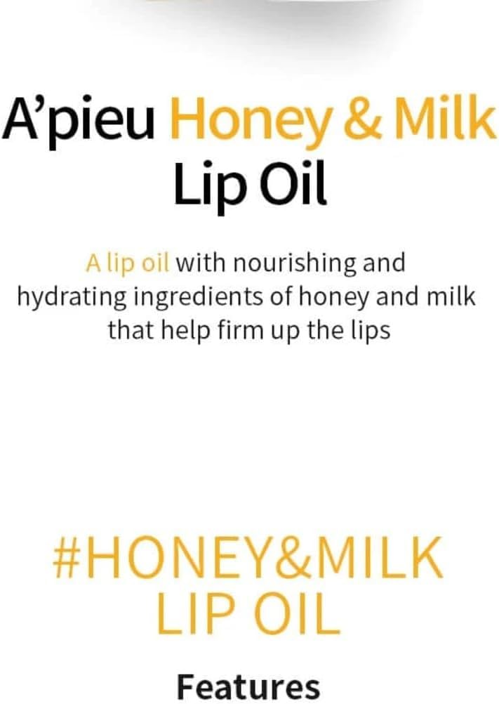 A'PIEU Honey & Milk Lip Oil