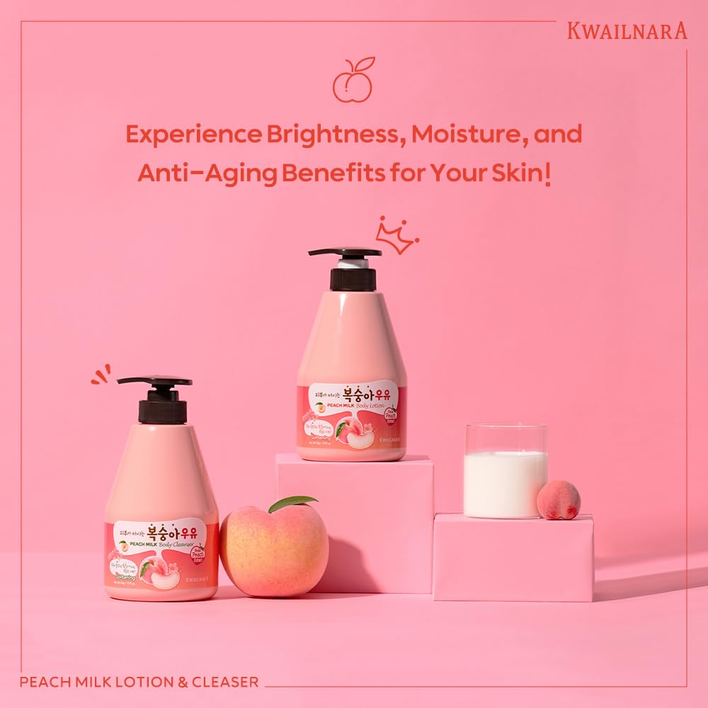 Kwailnara Peach Milk Body Wash, 19.75 fl oz