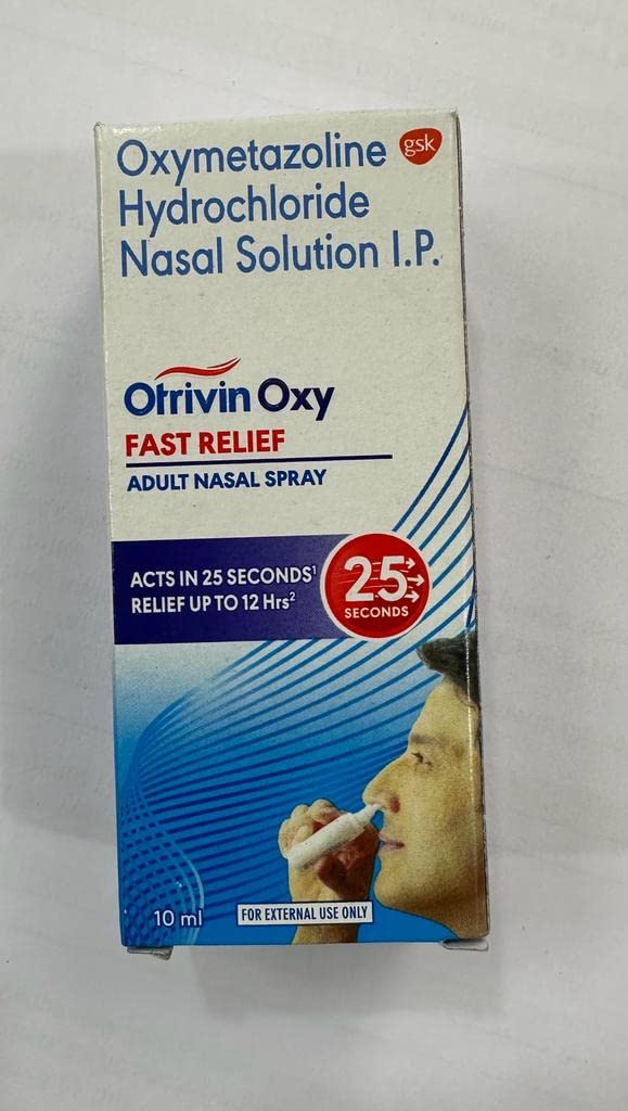 Otrivin Adult Nasal Spray, Pack of 3