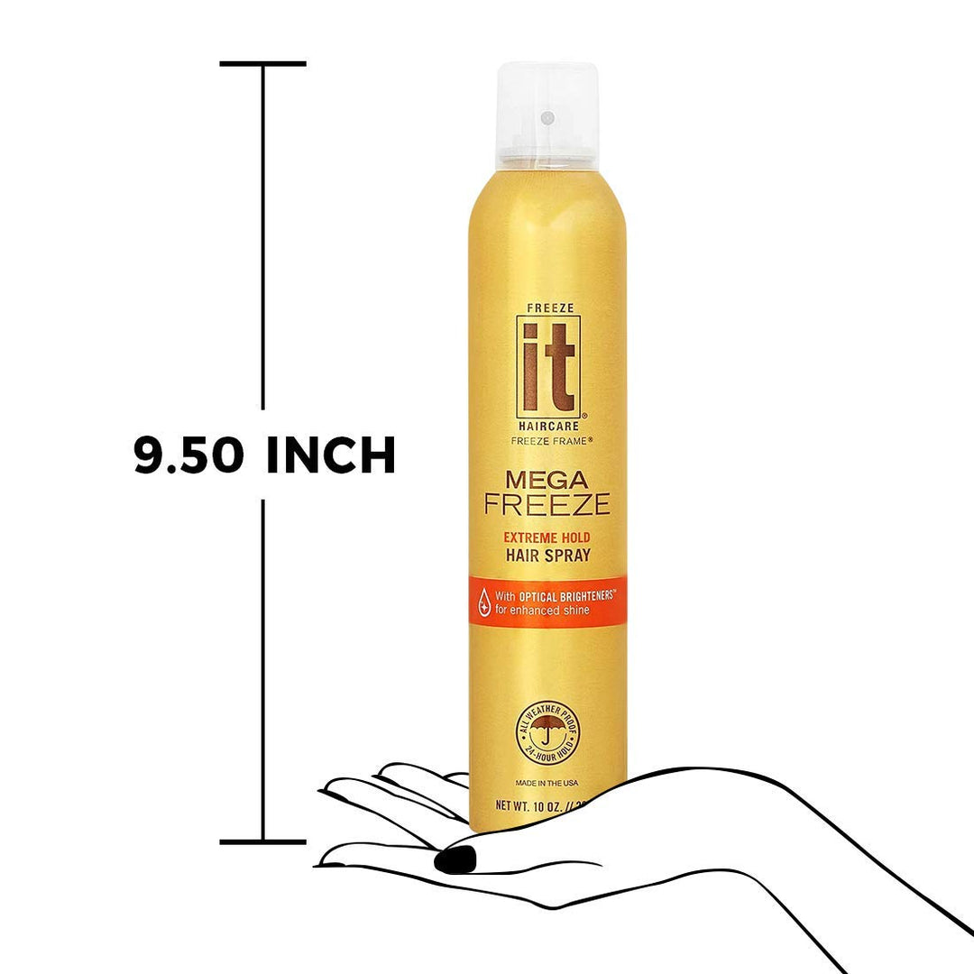 Freeze It Mega Frizz Hair Spray Bonus, 10 oz