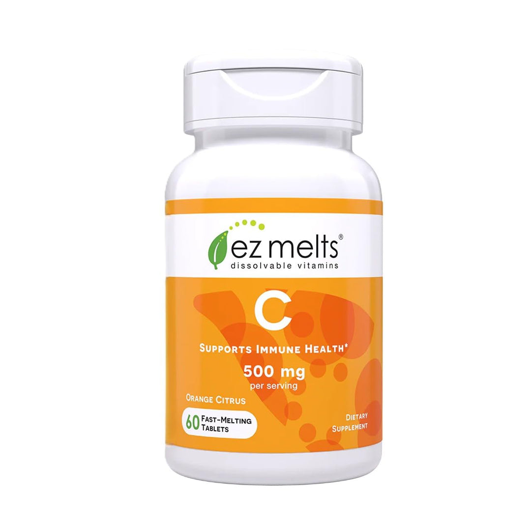 EZ Melts Vitamin C, Orange Citrus, 500 mg, 60 Count